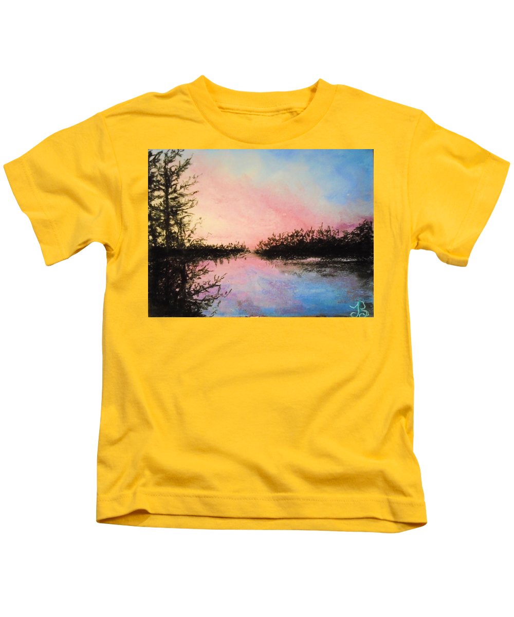 Night Streams in Sunset Dreams  - Kids T-Shirt
