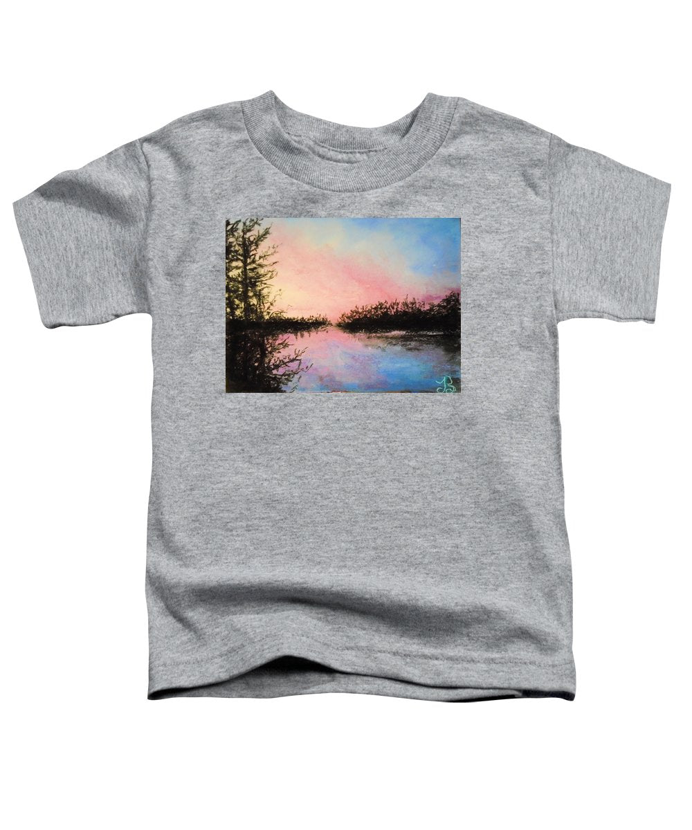 Night Streams in Sunset Dreams  - Toddler T-Shirt