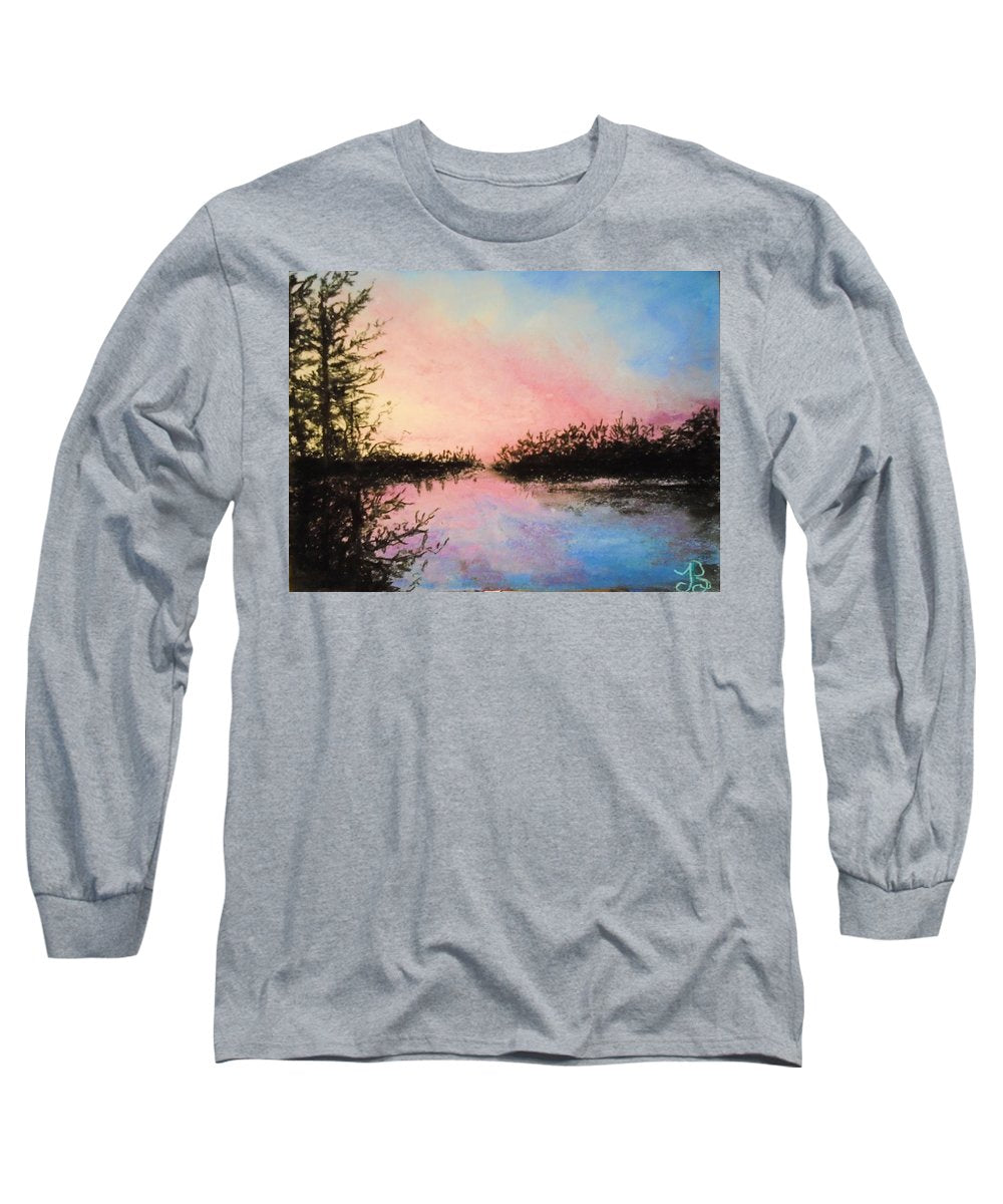 Night Streams in Sunset Dreams  - Long Sleeve T-Shirt
