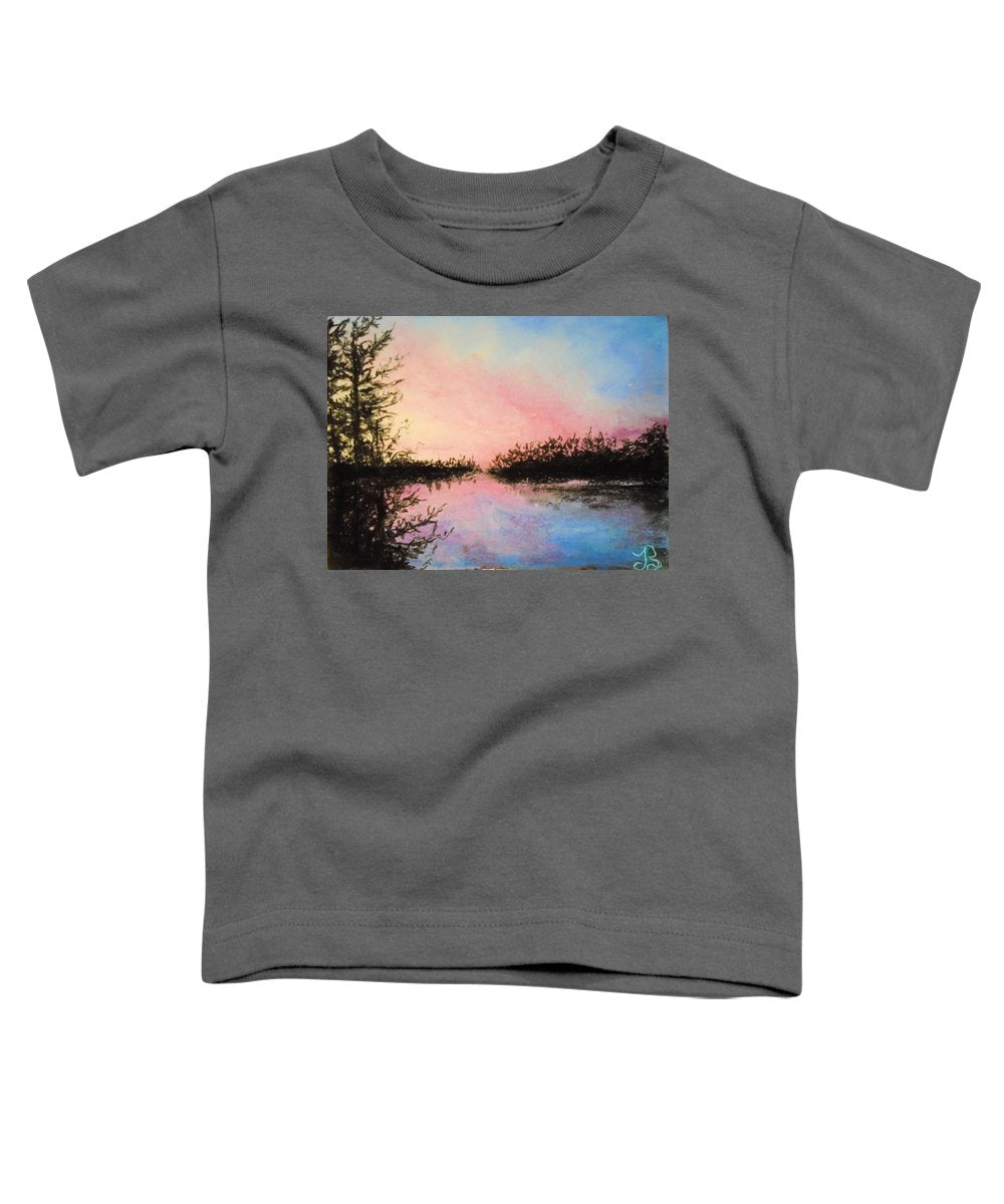 Night Streams in Sunset Dreams  - Toddler T-Shirt