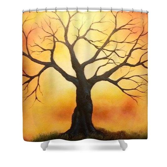 Orange Tree - Shower Curtain