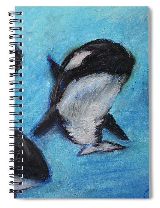 Orca Tides - Spiral Notebook