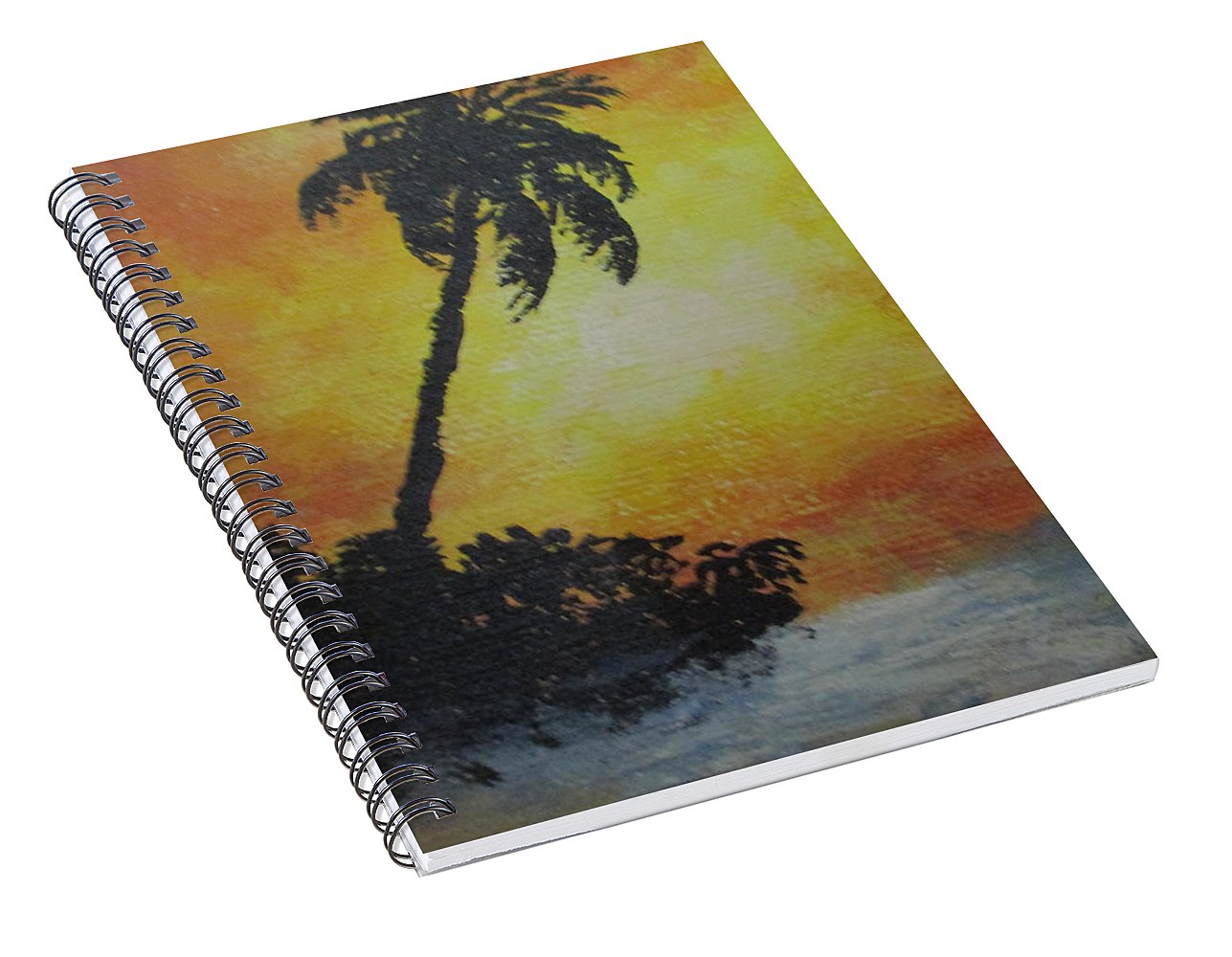 Palm Sunset - Spiral Notebook