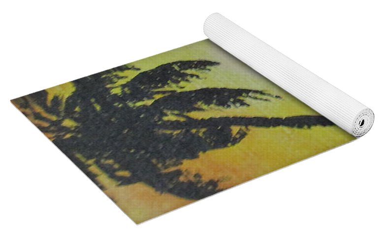 Palm Sunset - Yoga Mat