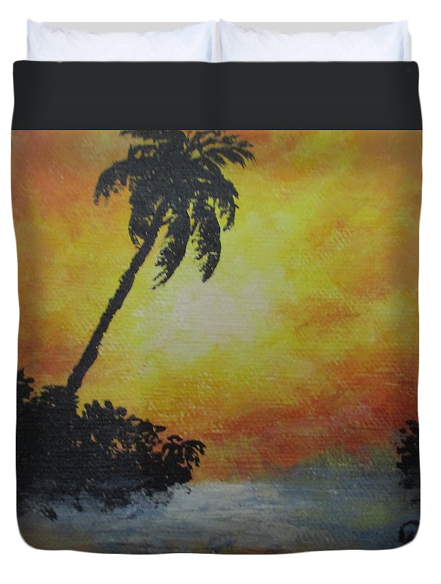 Palm Sunset - Duvet Cover