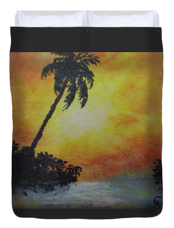 Palm Sunset - Duvet Cover