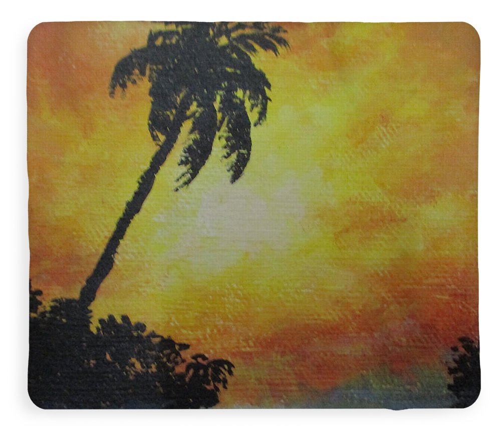 Palm Sunset - Blanket