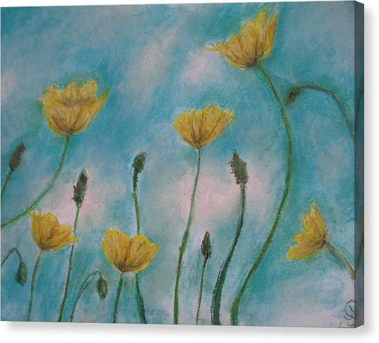 Petals of Yellows - Canvas Print