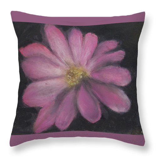 Pink Flower - Throw Pillow