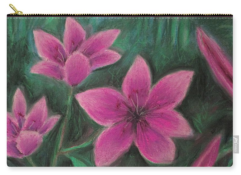 Pink Lilies - Carry-All Pouch