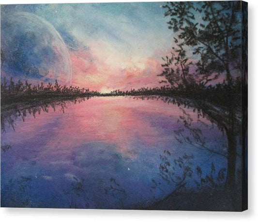 Planet Sunset - Canvas Print