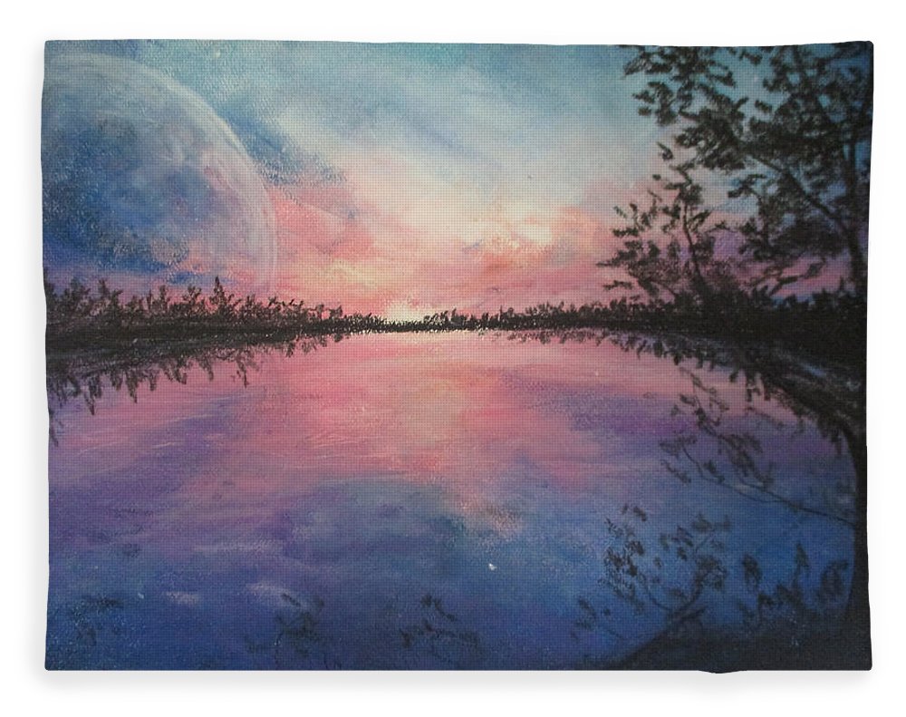 Planet Sunset - Blanket
