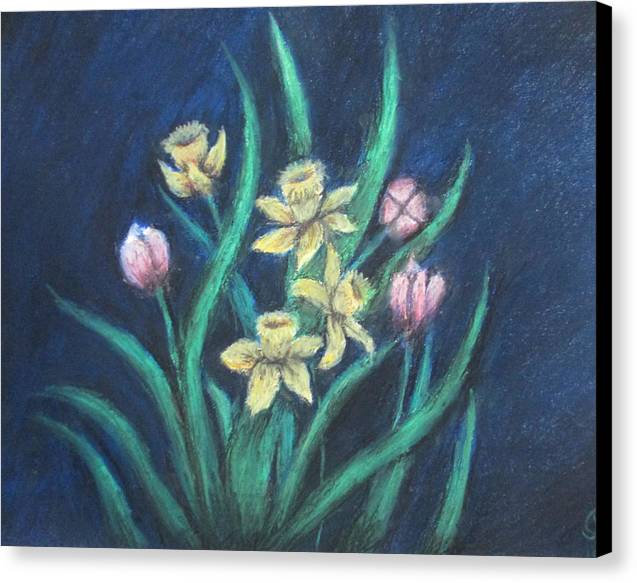 Plush Blooms ~ Canvas Print