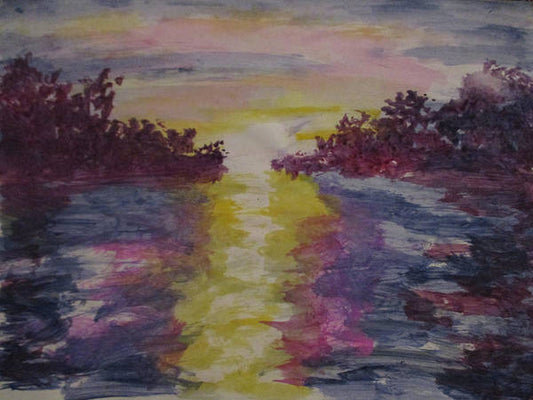 Purple Sunset - Art Print