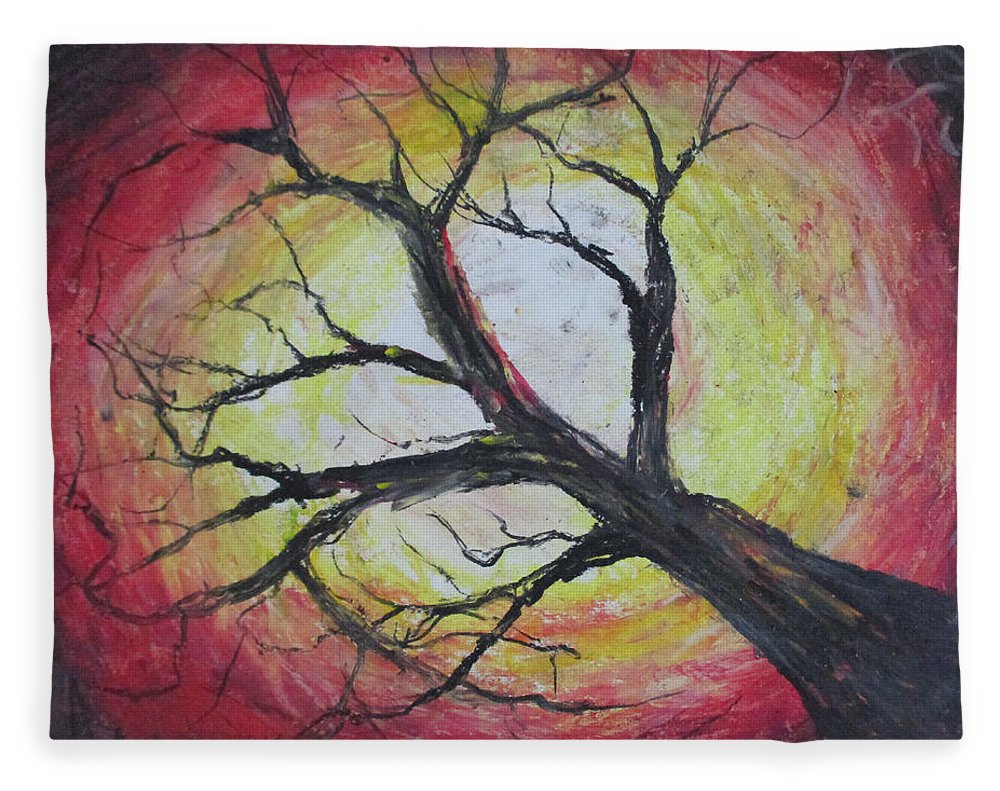 Red Tree - Blanket