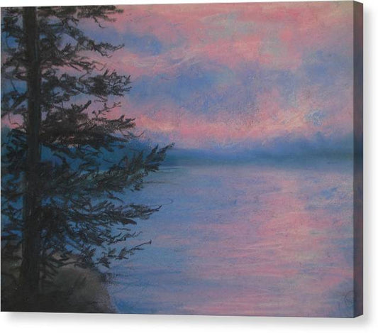 Rosey Sky Light - Canvas Print