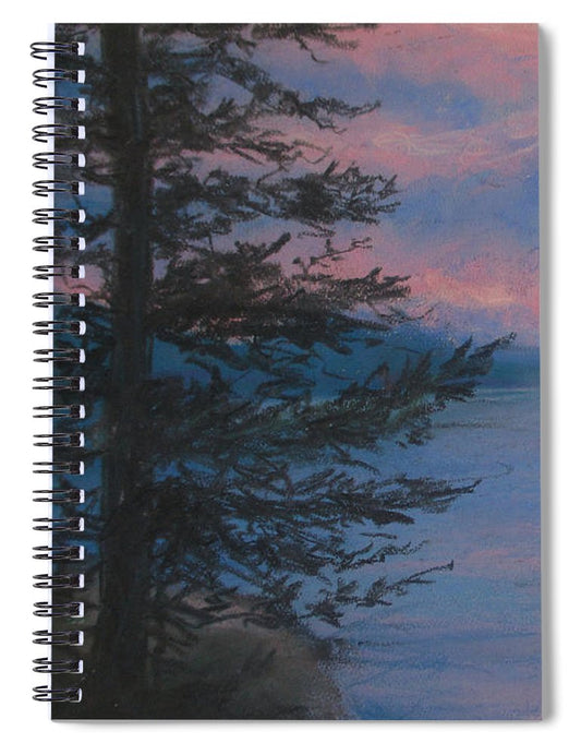 Rosey Sky Light - Spiral Notebook