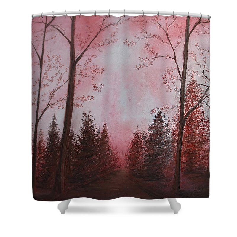 Rosey Tweaked - Shower Curtain