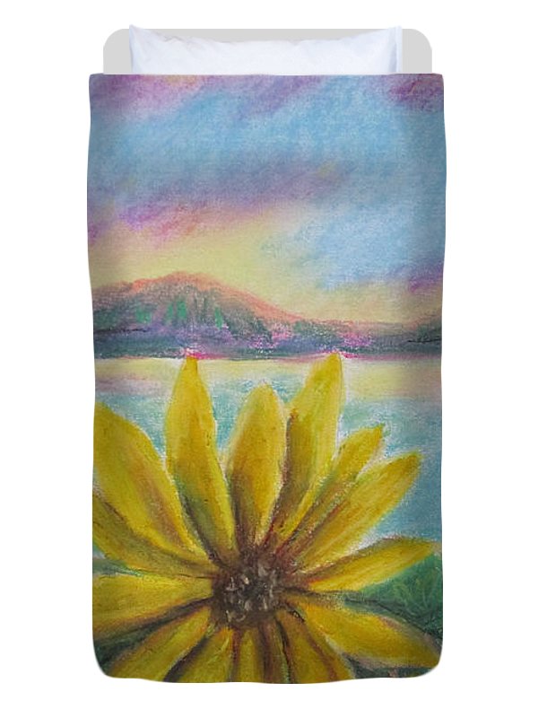 Setting Sunflower - Duvet Cover