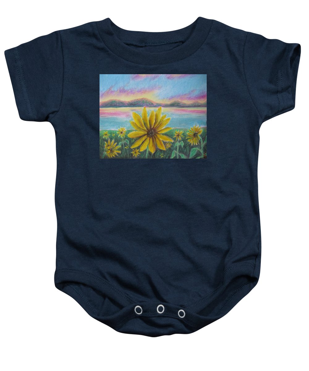 Setting Sunflower - Baby Onesie