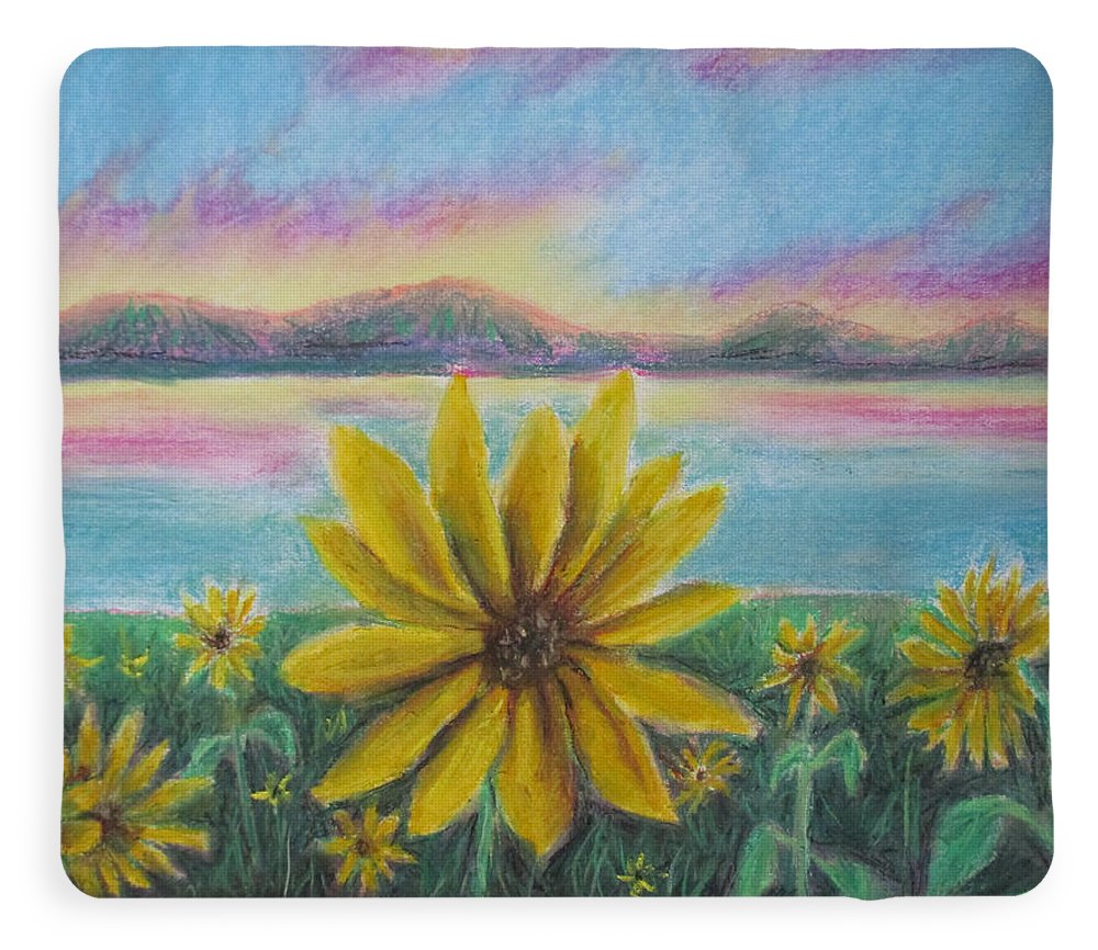 Setting Sunflower - Blanket