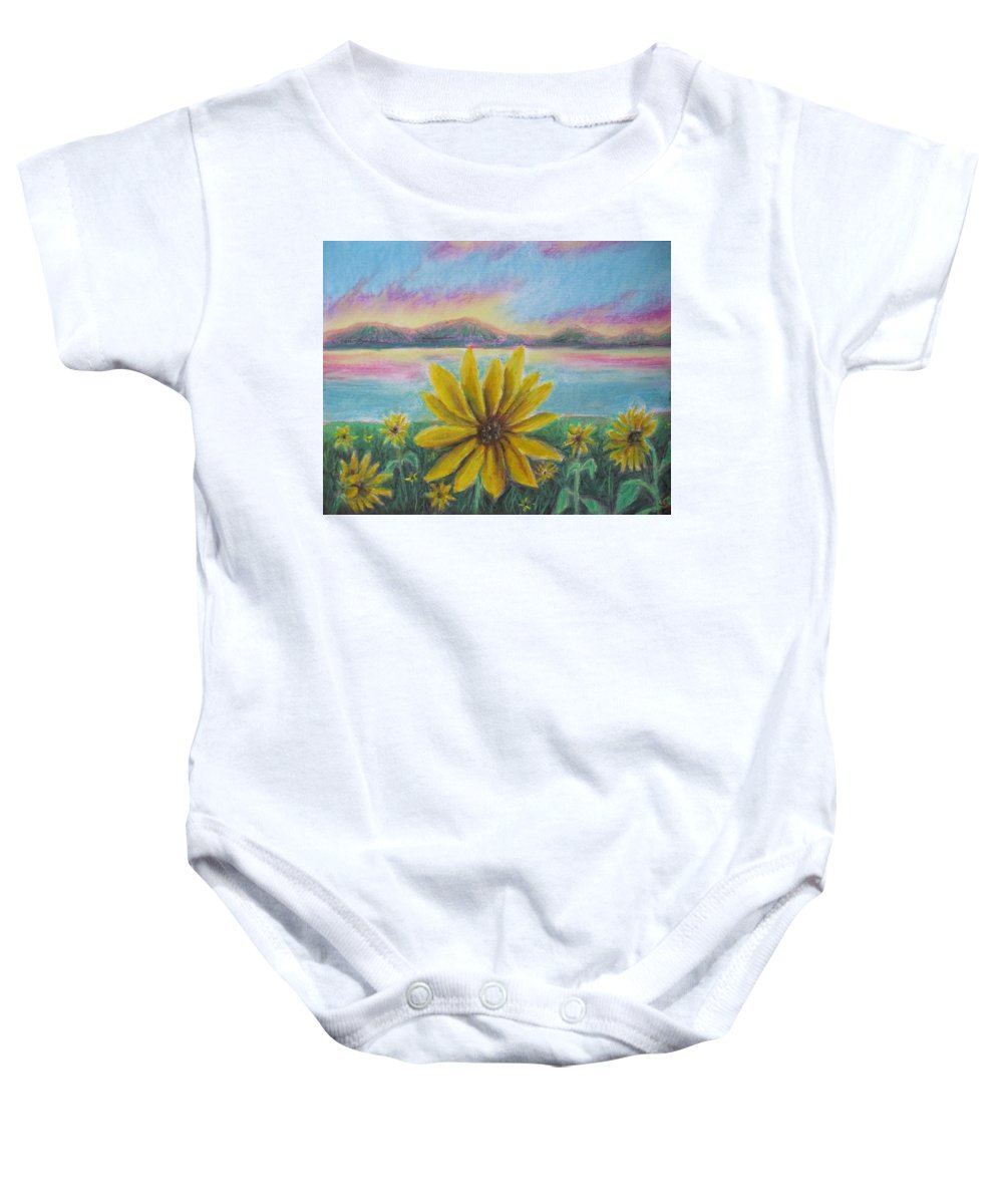 Setting Sunflower - Baby Onesie