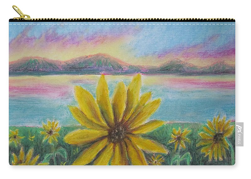 Setting Sunflower - Carry-All Pouch