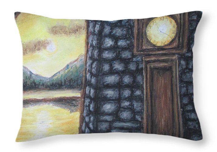 Setting Time Chime - Throw Pillow
