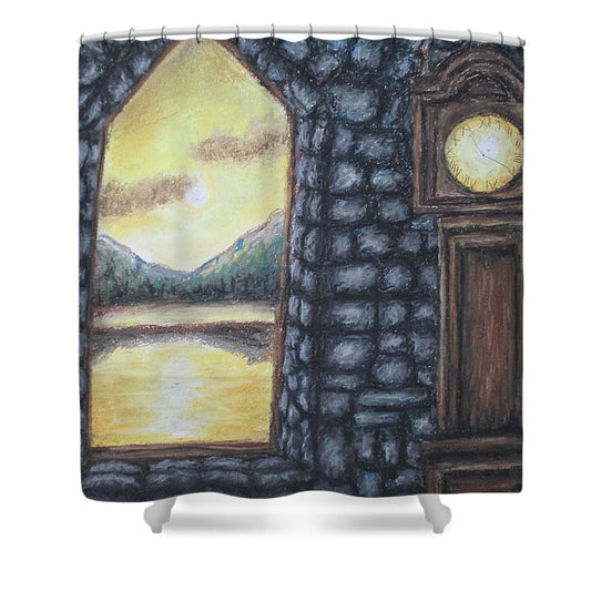 Setting Time Chime - Shower Curtain