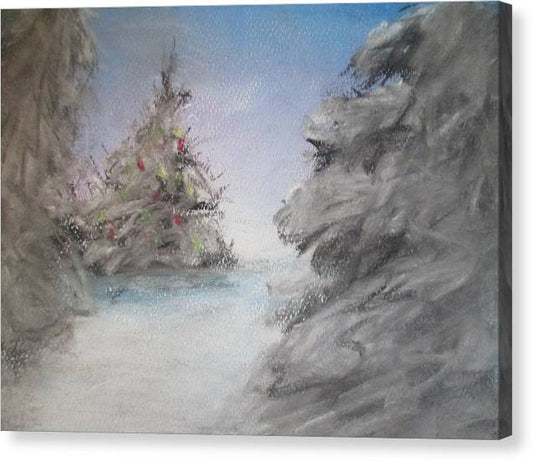 Snowy Eve - Canvas Print