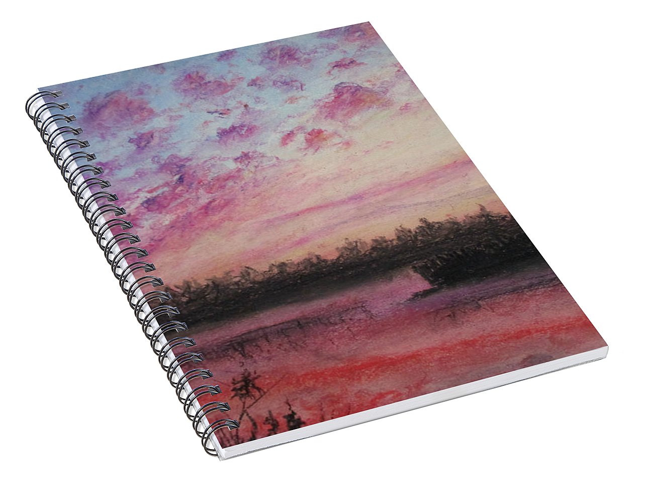 Sun Kissed Clouds - Spiral Notebook