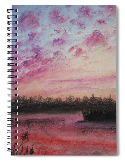 Sun Kissed Clouds - Spiral Notebook