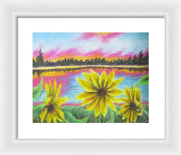 Sunflower Confessions ~ Framed Print