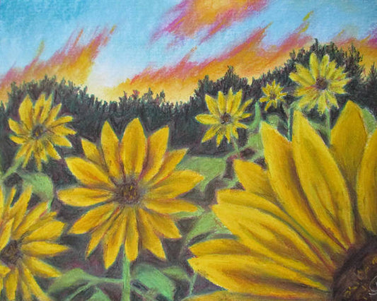 Sunflower Hue - Art Print