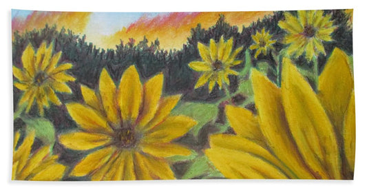 Sunflower Hue - Beach Towel