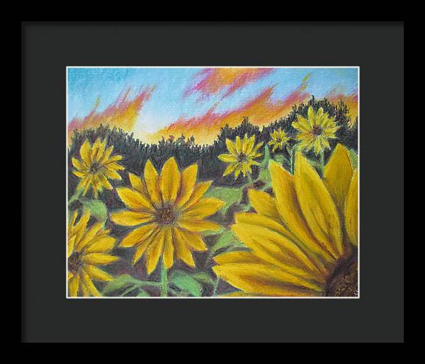 Sunflower Hue - Framed Print