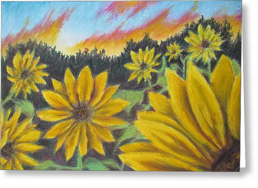 Sunflower Hue - Greeting Card