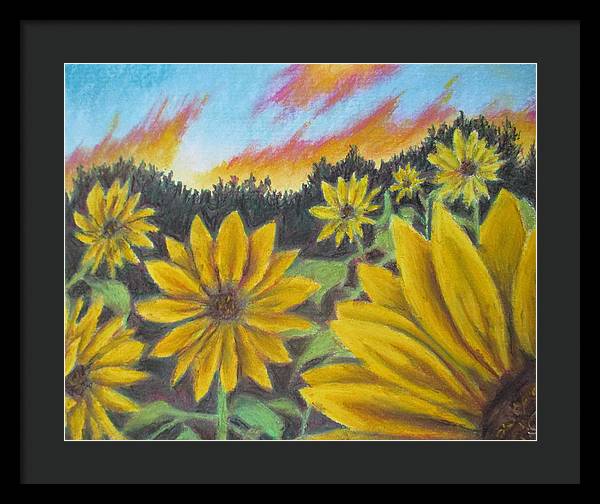 Sunflower Hue - Framed Print