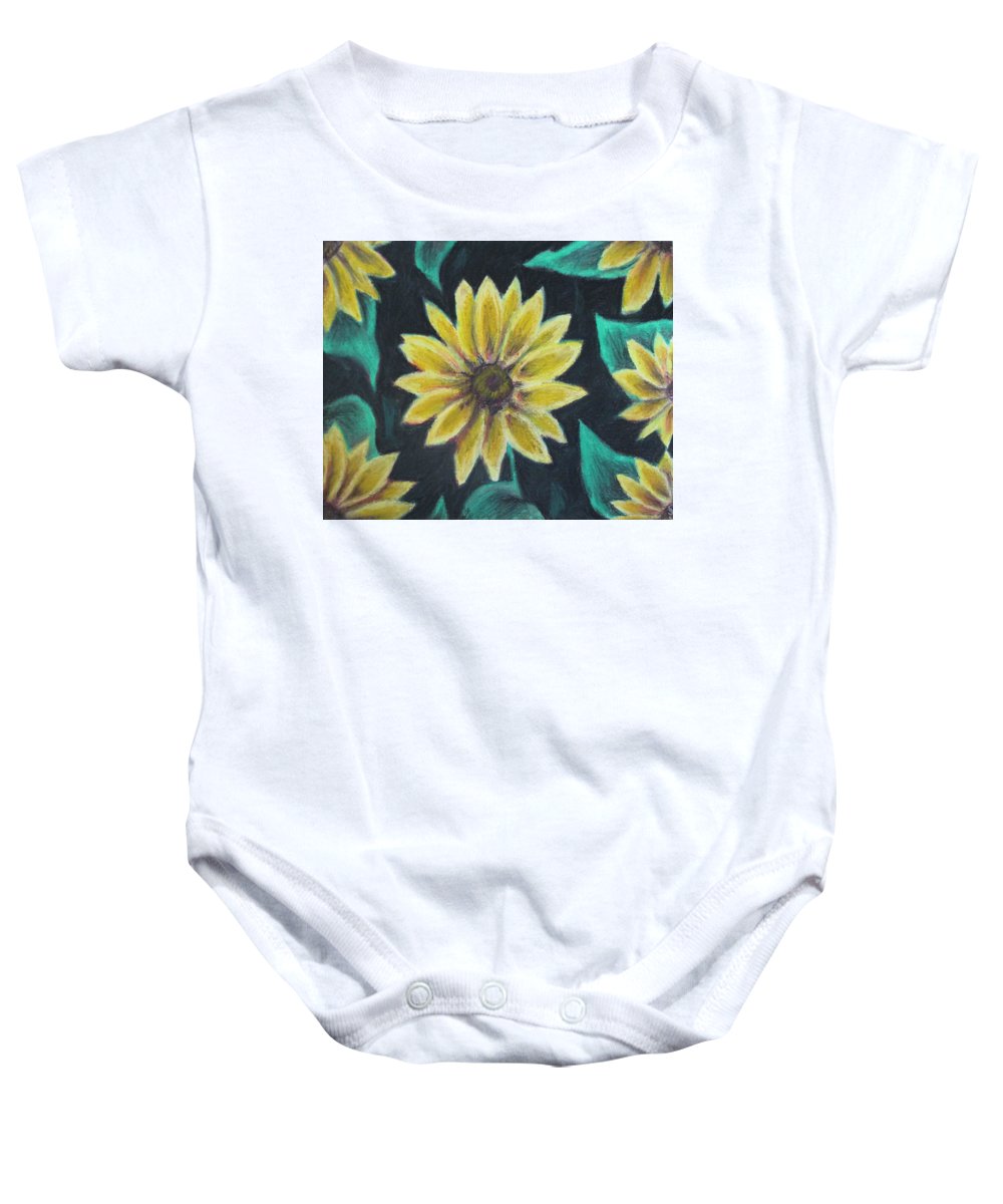 Sunflower Meeting - Baby Onesie