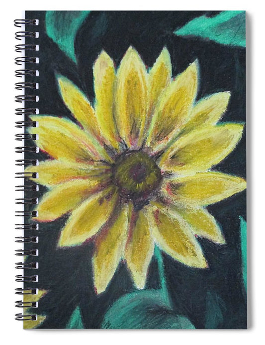 Sunflower Meeting - Spiral Notebook