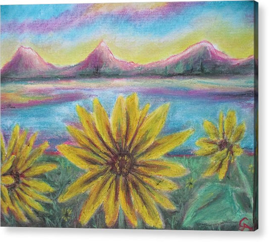 Sunflower Set - Acrylic Print