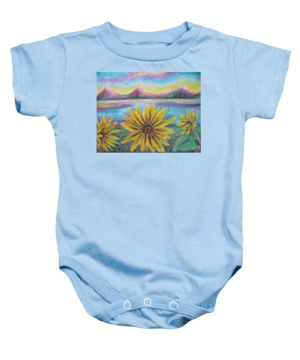 Sunflower Set - Baby Onesie