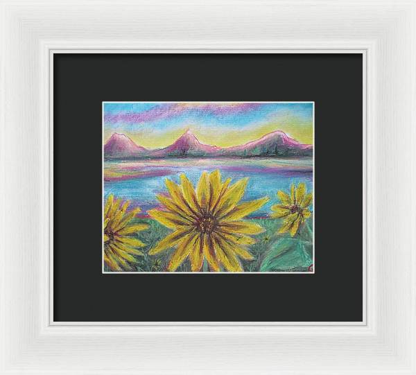 Sunflower Set - Framed Print