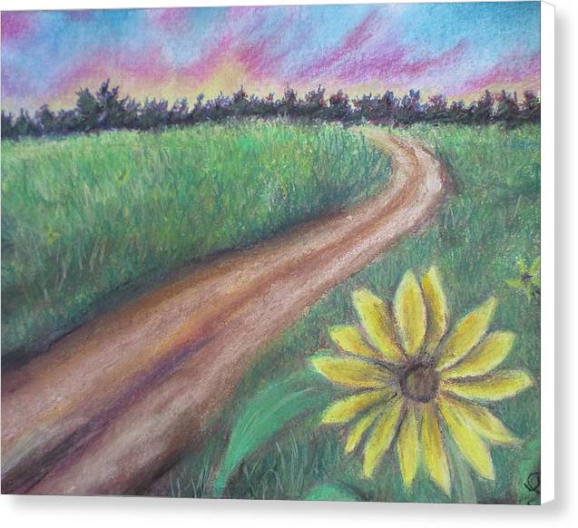 Sunflower Way - Canvas Print