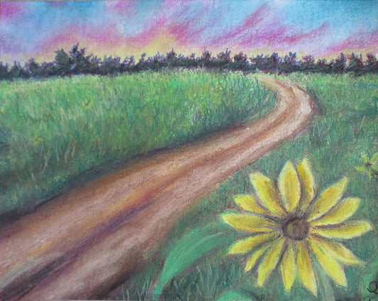 Sunflower Way - Art Print