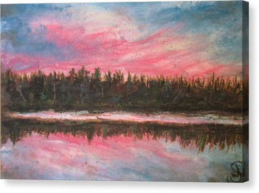 Sunny Side Sunset - Canvas Print