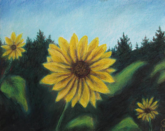 Sunny Sun Sun Flower - Art Print