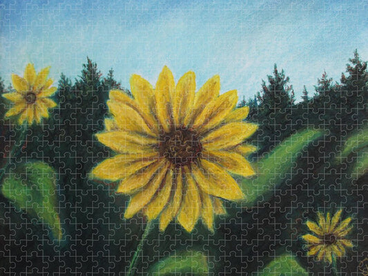 Sunny Sun Sun Flower - Puzzle