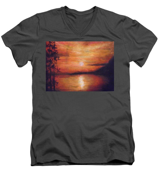 Sunset Addict - Men's V-Neck T-Shirt