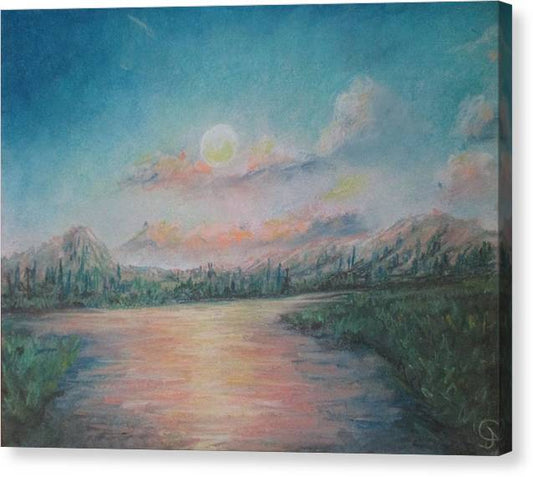 Sunset Dream Streams - Canvas Print